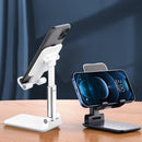 Suporte Para Celular e Tablet Dobrável Portátil Ajustável com Apoio de Mesa