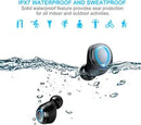 Fone De Ouvido Bluetooth 5.1 Sem Fio E10, com redução de ruído e impermeável