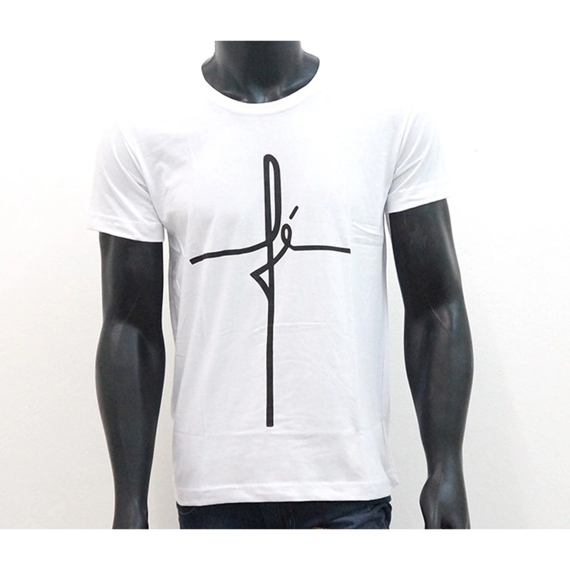 "Camiseta Masculina Fé – Vista sua Crença com Estilo e Atitude!"