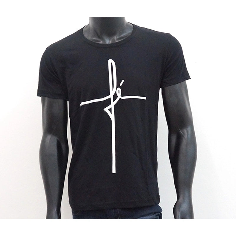 "Camiseta Masculina Fé – Vista sua Crença com Estilo e Atitude!"