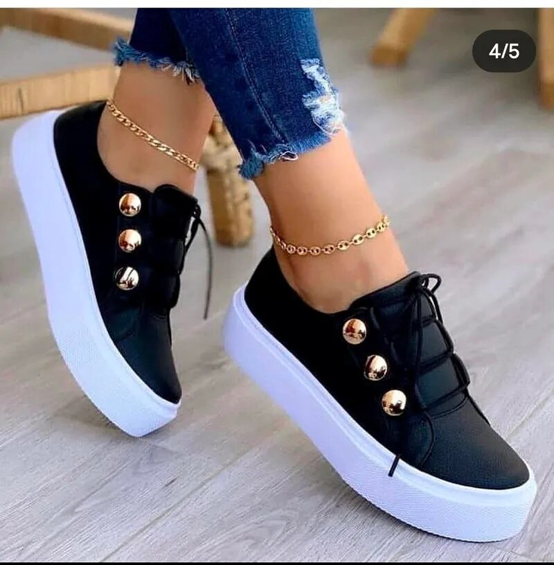 Tênis Plataforma Estilo Moda Primavera/Verão