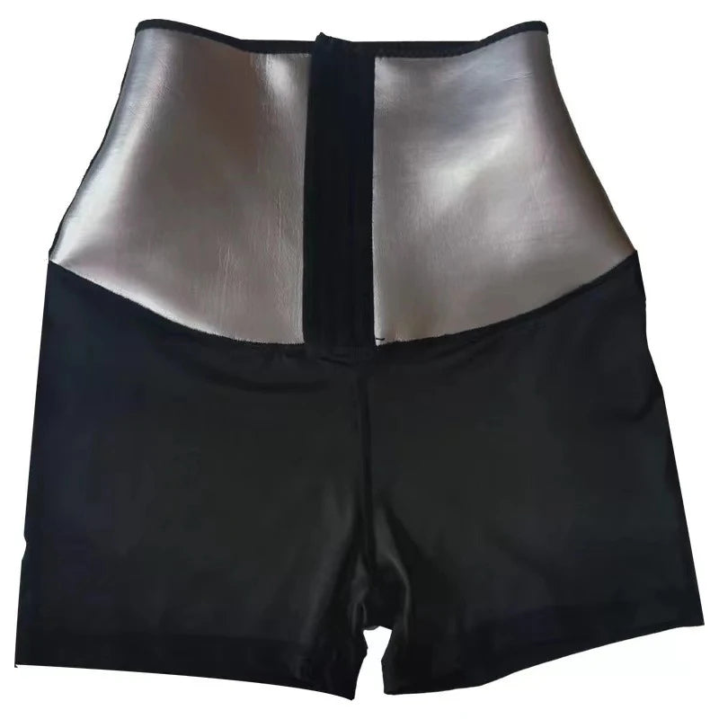 Short Cinta Modeladora Cintura Alta Térmica para Treino de Condicionamento Físico