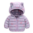 Jaqueta de Frio orelhinhas de urso Baby Winter